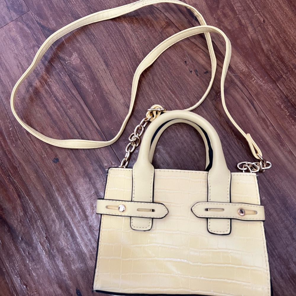 Mini Light Yellow Purse